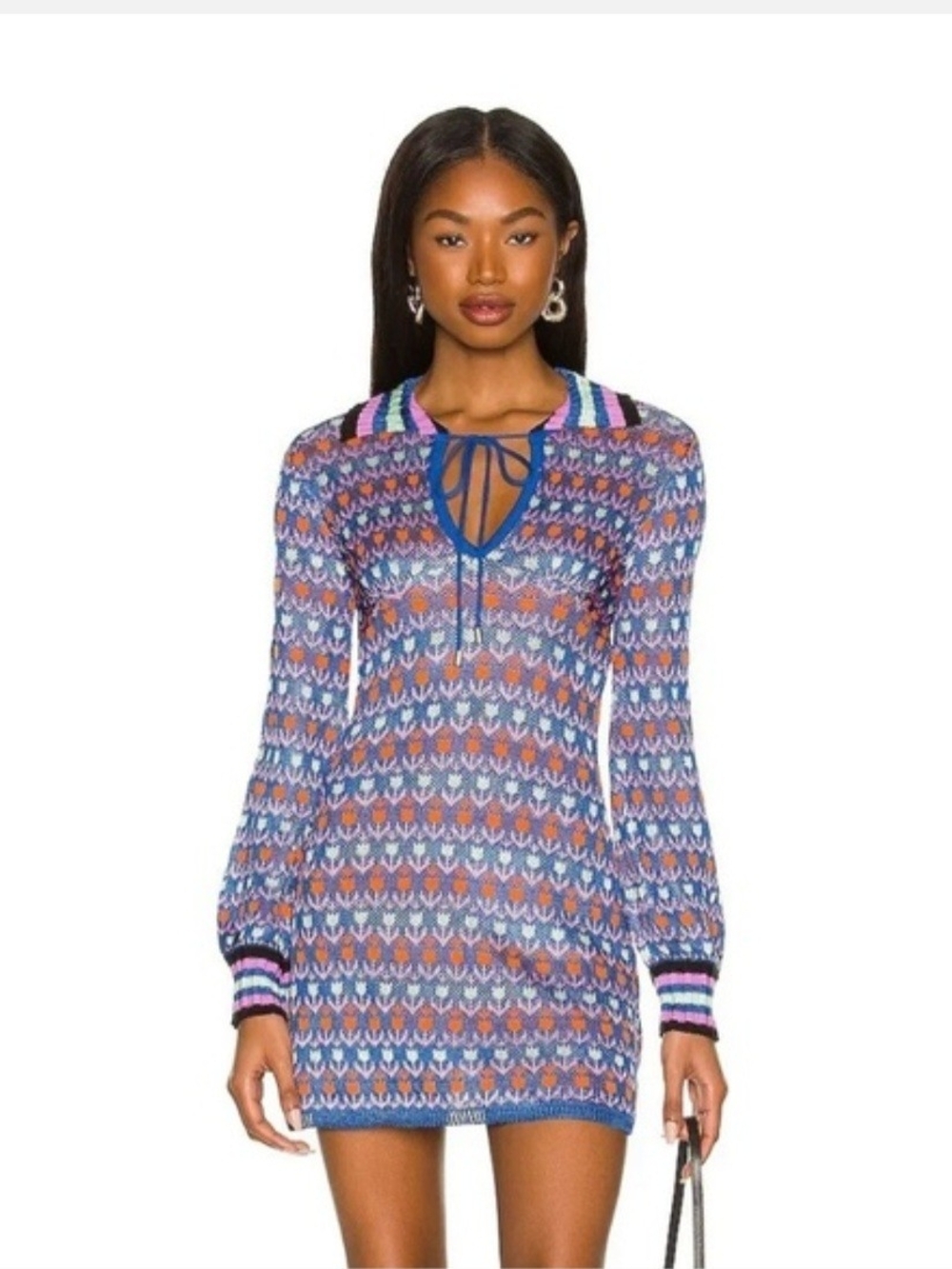 Free People X REVOLVE Blue Milano Mini Dress XS